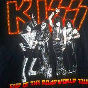KISS,end of the world tour tee